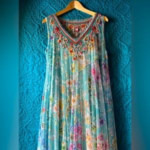 💕NEW Johnny Was Mesh Dress Heavenly Beautiful!